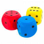 Set 3 zaruri din spuma 16 cm