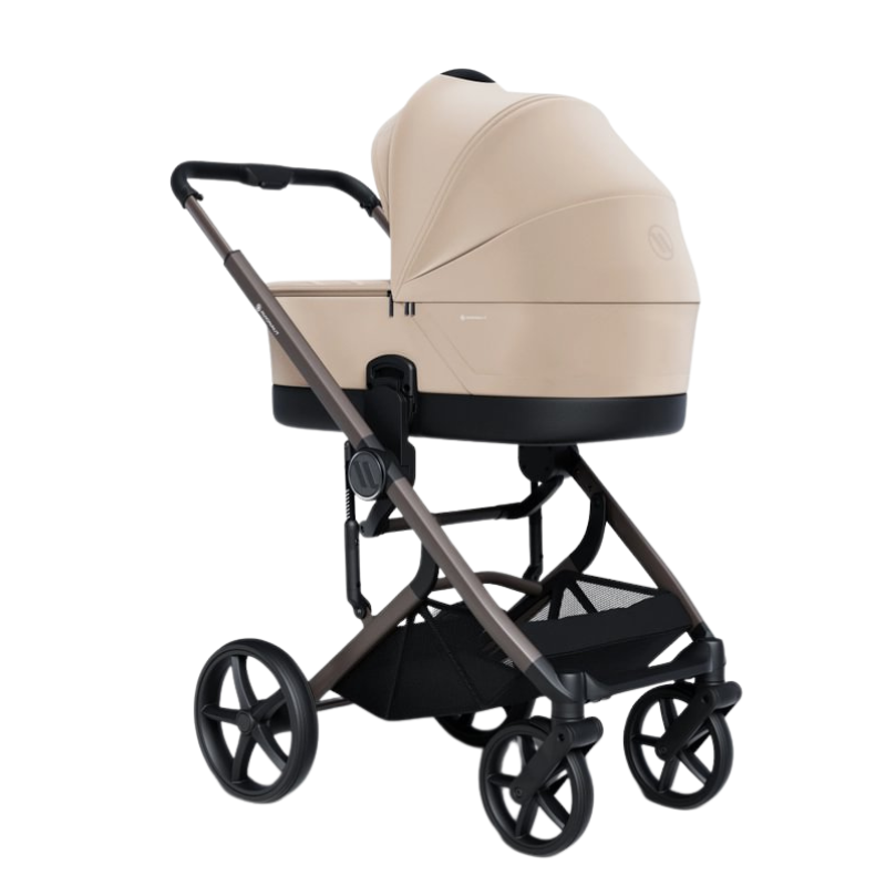 Carucior pentru copii Avionaut Sirius Beige 2 in 1 cu suspensie, maner telescopic, geanta, greutate admisa 22 kg - 8