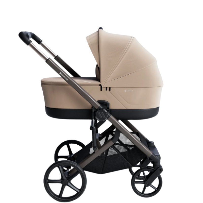 Carucior pentru copii Avionaut Sirius Beige 2 in 1 cu suspensie, maner telescopic, geanta, greutate admisa 22 kg - 11