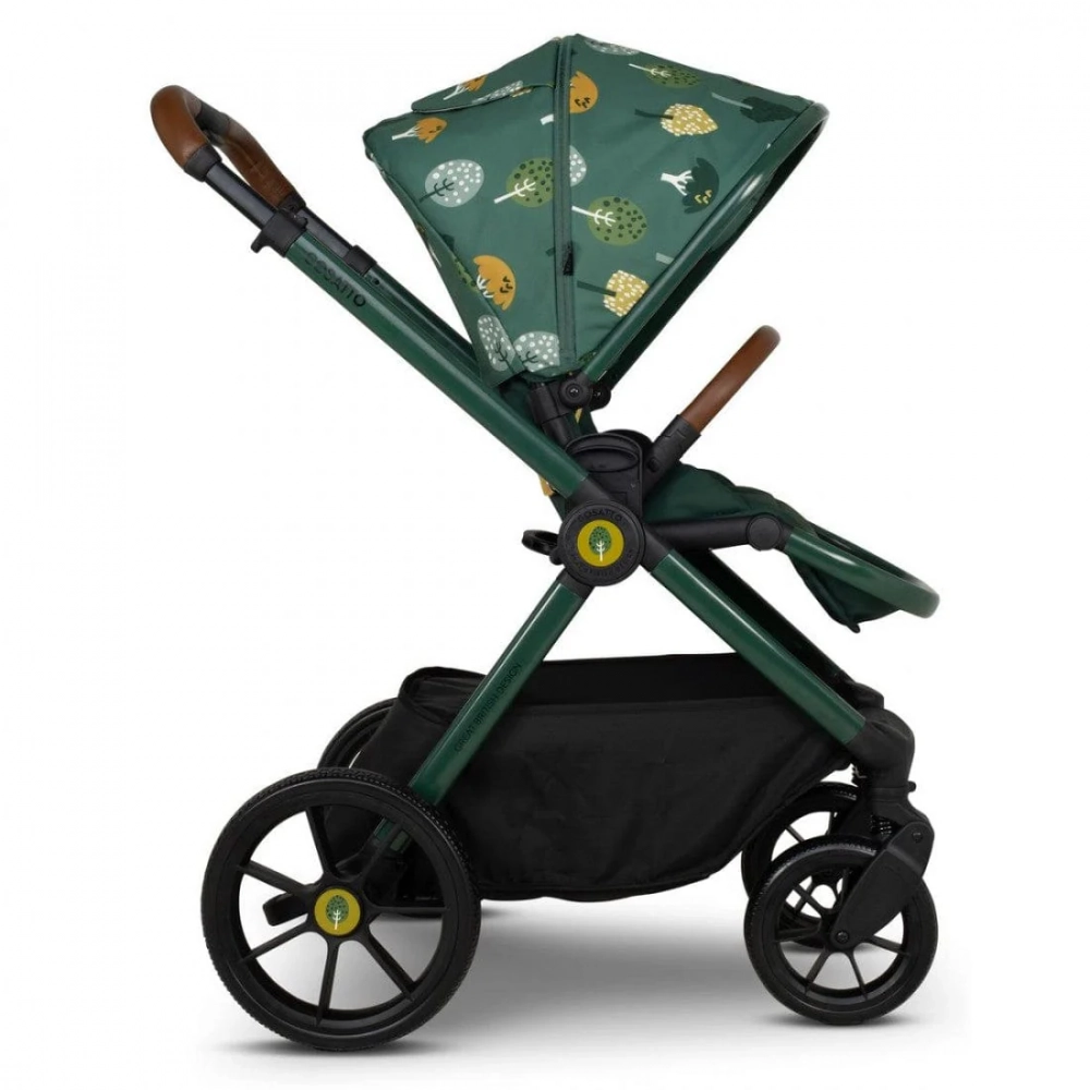 Carucior pentru copii Cosatto Giggle 4 Faraway cu baza isofix, sezut reversibil, sasiu din aluminiu, suspensie, bara detasabila, maner telescopic, accesorii, greutate admisa 25 kg - 2