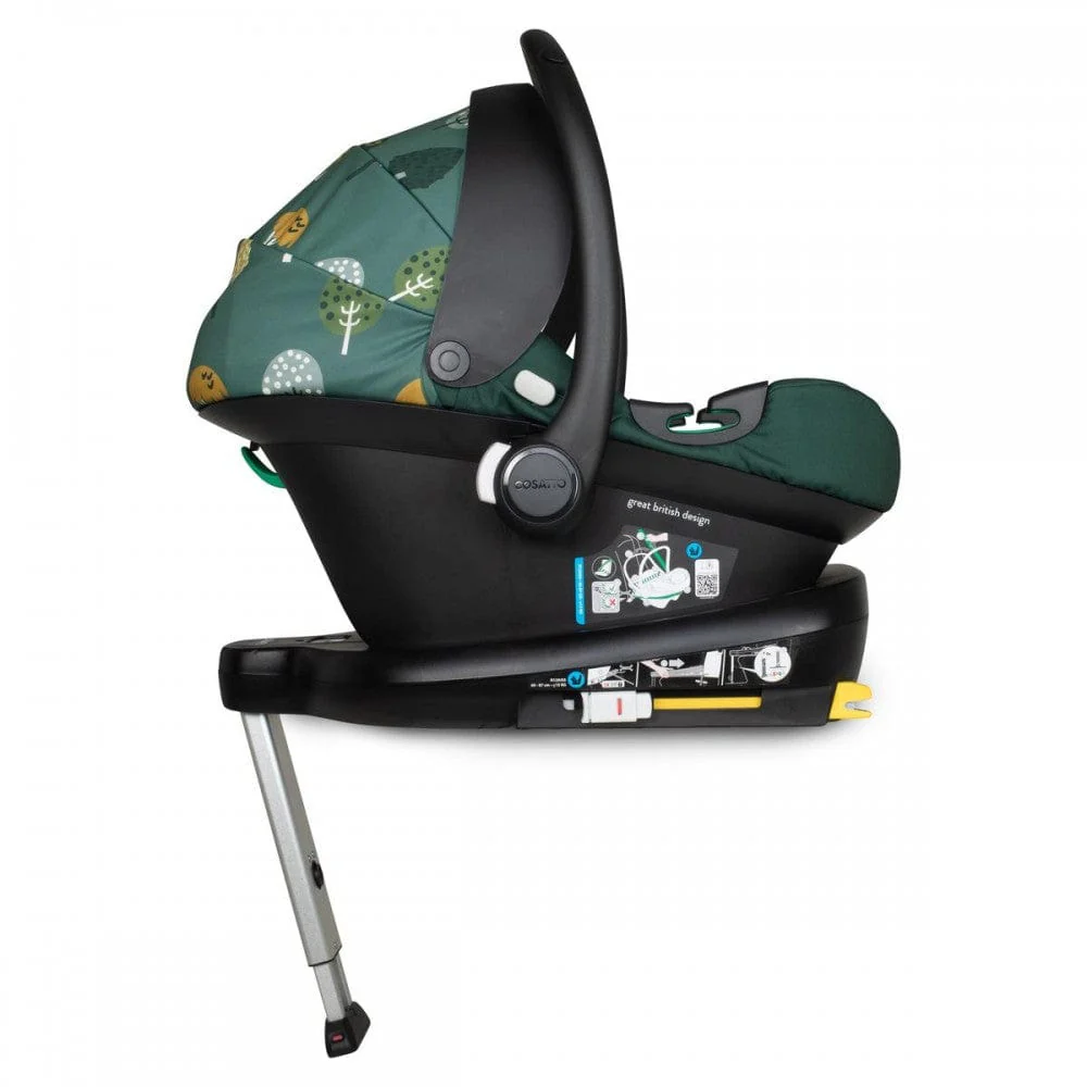 Carucior pentru copii Cosatto Giggle 4 Faraway cu baza isofix, sezut reversibil, sasiu din aluminiu, suspensie, bara detasabila, maner telescopic, accesorii, greutate admisa 25 kg - 3