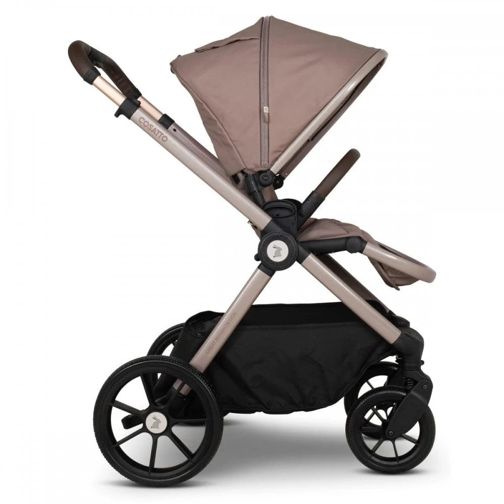 Carucior pentru copii Cosatto Giggle 4 Lollop cu baza isofix, sezut reversibil, sasiu din aluminiu, suspensie, bara detasabila, maner telescopic, accesorii, greutate admisa 25 kg - 3