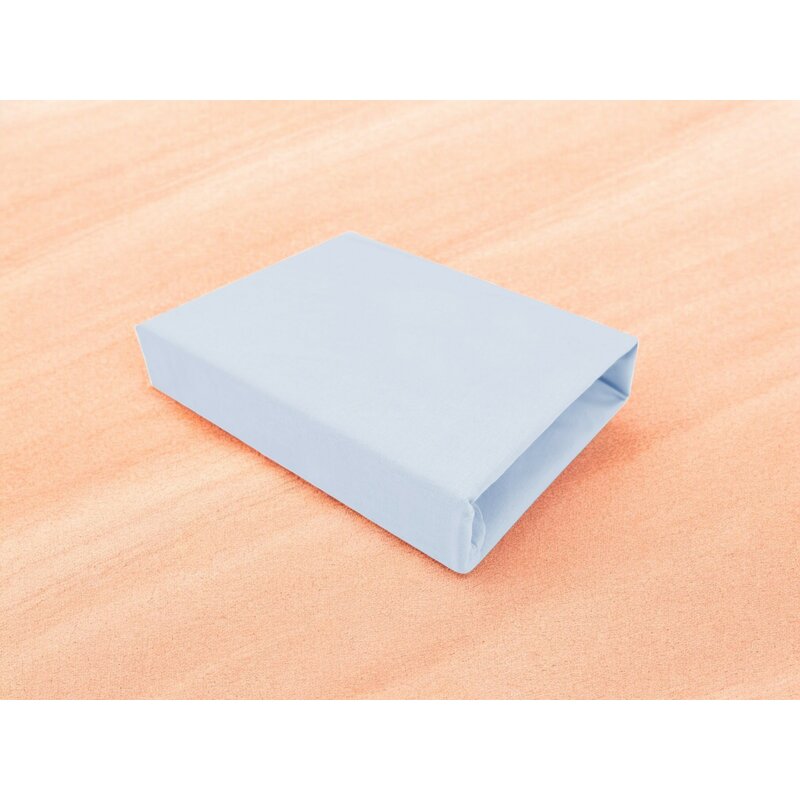 Cearceaf cu elastic MimiNu pentru patut 120x60 cm din bumbac Colectia Royal Blue - 1