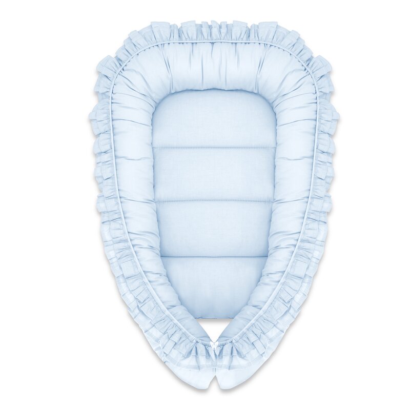 Cosulet bebelus MimiNu pentru dormit Baby Nest 55x75 cm Colectia Royal Blue