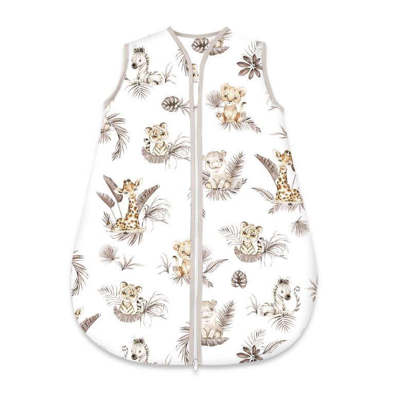 Sac de dormit MimiNu Savanna din bumbac cu fermoar 70 cm 2.5 Tog