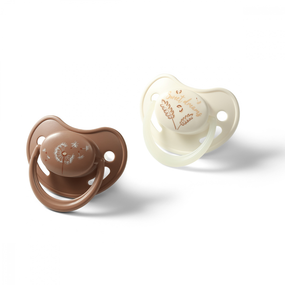 Set 2 suzete anatomice din silicon Babyono 18 luni+