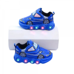 Adidasi albastri cu luminite Car marime 23