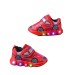 Adidasi rosii cu luminite Car marime 22