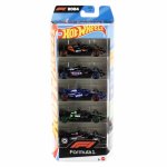 Set 5 masinute metalice formula 1 Hot Wheels