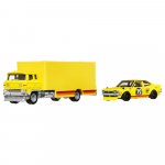 Transportator Sakura Pprinter cu masinuta Toyota Corolla Levin Hot Wheels scara 1:64