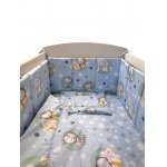 Lenjerie cu 5 piese pentru patut 120x60 cm Micul Ursulet