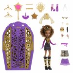 Papusa Clawdeen Wolf Monster High cu dulap revelator si accesorii