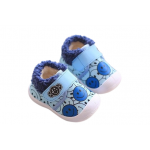 Pantofi imblaniti bleu 3-6 luni Smiley marimea 18