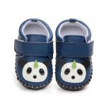 Pantofiori albastri 3-6 luni Ursuletul Panda marimea 18