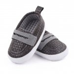 Mocasini gri pentru bebelusi 9-12 luni marimea 20