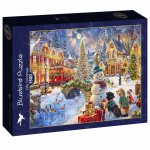 Puzzle Bluebird Henriette Chinaglia Villa christmas 1500 piese