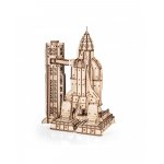 Puzzle 3D Nava Spatiala EWA din lemn 314 piese