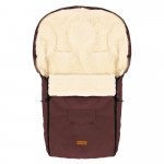 Sac de iarna impermeabil de lana Nativo 95x40 cm pentru landou/carucior/sanie Winter Maro